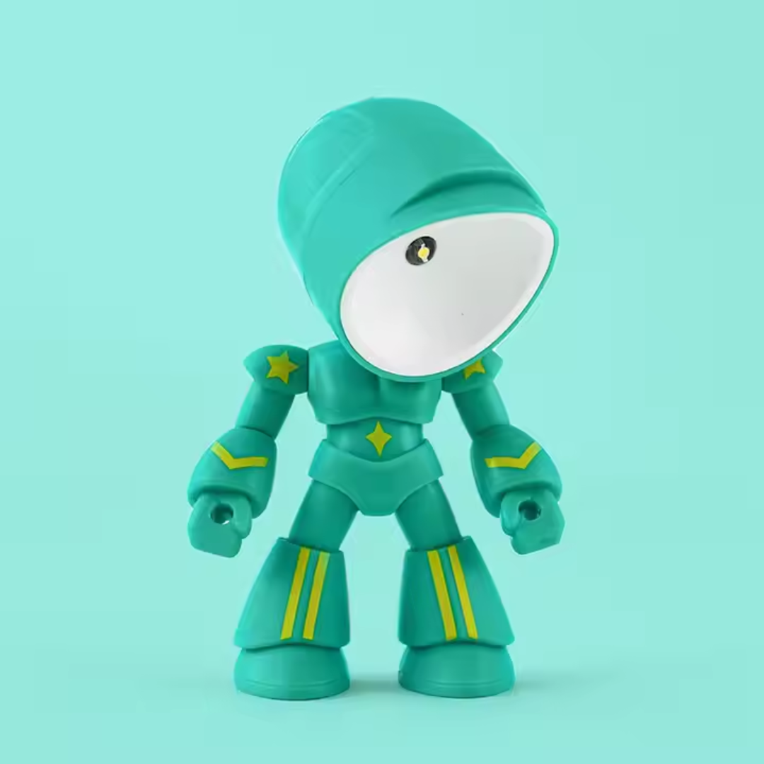 Lámpara Portátil Led Diseño Robot
