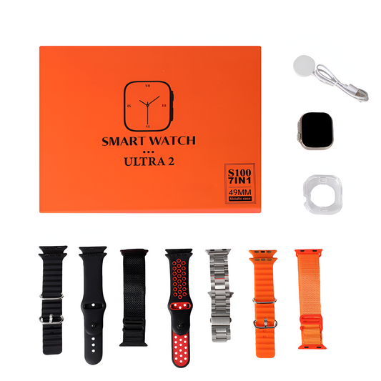 Smartwatch Inteligente 7 En 1 Modelo S100 Ultra 2