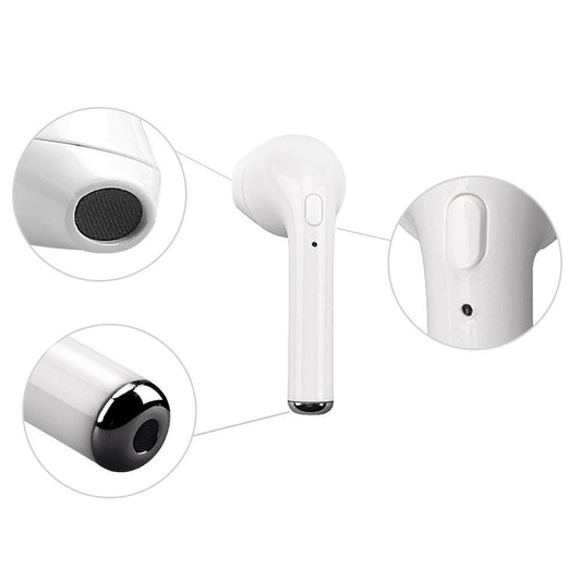 Mini auriculares inalámbricos Bluetooth I7 TWS